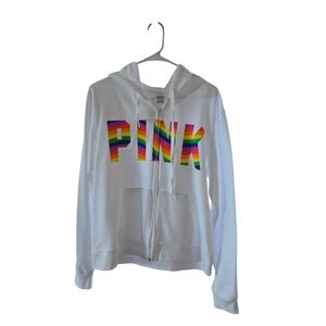 Victoria's Secret PINK White‎ Hoodie